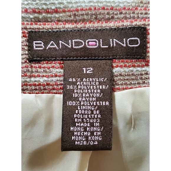 Bandolino Women Multicolor Acrylic Long Sleeve Buttons Front Long Jacket Size 12 - Picture 9 of 12